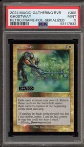Magic The Gathering MTG Ghostway Retro Foil Serialized 294/500 PSA 9 Mint - Picture 1 of 2