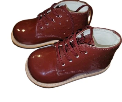 Zapatos Josmo Walker Niños/Bebé/Niño Pequeño Todo Cuero Vino Borgoña Talla 5.5 Foto 1 de 4