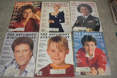 1991 The Saturday Evening Post Magazine Lot 6 Issues Culkin, Savage, Danson - Image 1 of 2