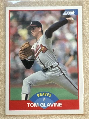 1989 Score Tom Glavine #442 Atlanta Braves - Image 1 of 2