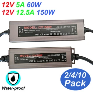 60W 150W Power Supply AC110V to DC12V 5A 12.5A LED Driver Transformer Adapter - Picture 1 of 14