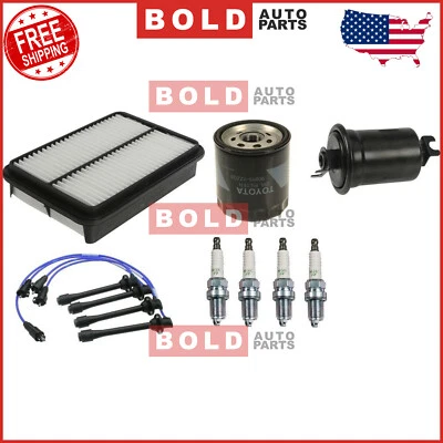 Kit de filtro de afinación Juego de cables de bujías NGK para Toyota Tacoma 4Runner 2,4 L 2,7 L Foto 1 de 4