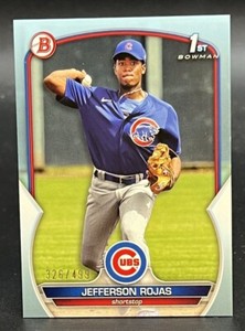 2023 Bowman 1st #BP-70 Jefferson Rojas Cubs Skyblue /499