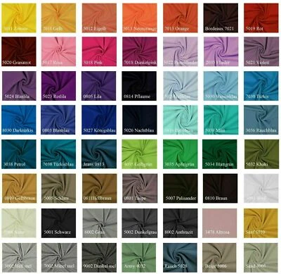 Jersey Uni, 220g/m² 330g/lfm, 1m, Stoffe Meterware, Öko-Tex , Baumwolljersey - Bild 1 von 4