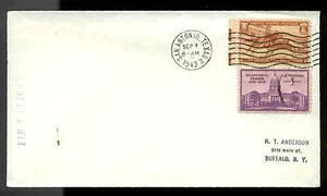 CAM 50W4 San Antonio to Laredo 9/1/43 Braniff Airlines - Picture 1 of 2