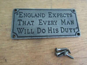 Rustikale Eisentafel Krieg Armee Marine Vintage Mann Höhle Garage Schild Vatertag Geschenk - Bild 1 von 2