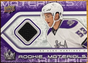 2009-10 Upper Deck Rookie Materials Alec Martinez #RM-AM Los Angeles Kings - Picture 1 of 2