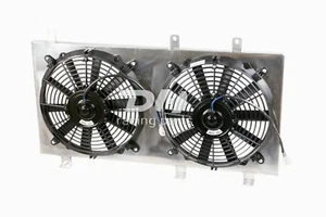 Shroud+12"- 2Fan Fit SUBARU IMPREZA GDA/GDB WRX STI Vers 2002-2007 2.5L radiator - Foto 1 di 2