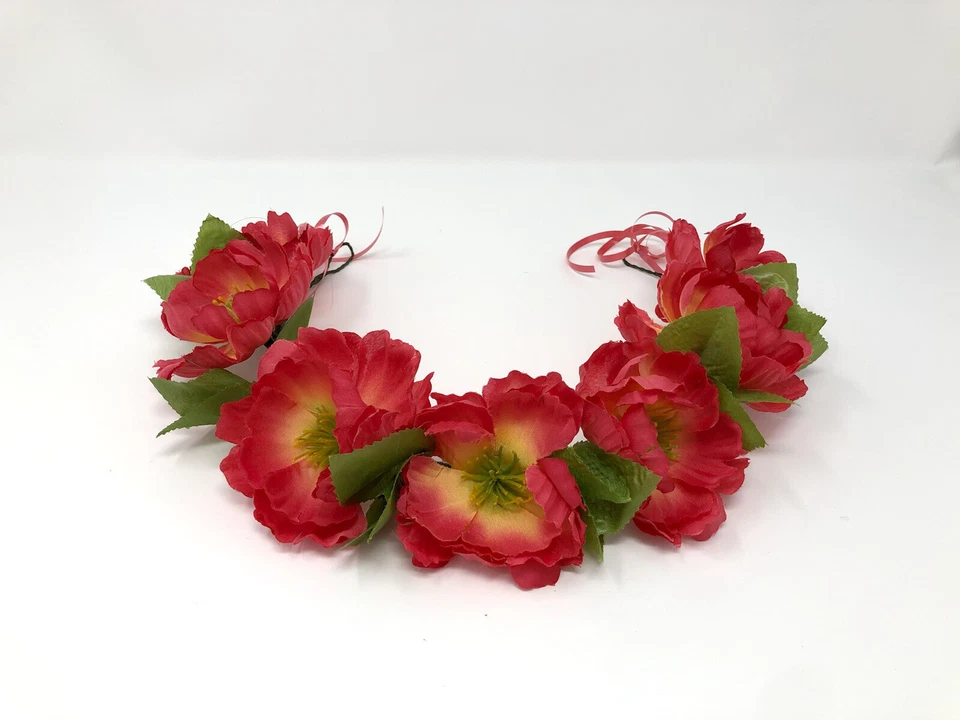 Corona de flores hecha a mano [VER DESCRIPCIÓN] Foto 1 de 3