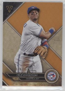 2017 Topps Triple Threads Amber /150 Troy Tulowitzki #47