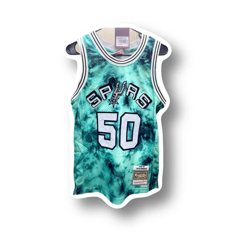 MITCHELL & NESS Galaxy Swingman David Robinson San Antonio Spurs 1998-99 Jersey Cover
