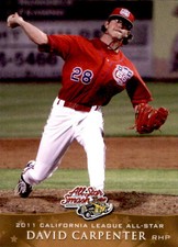2011 California League All-Stars Grandstand #5 David Carpenter Hobbs New Mexico 