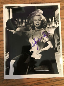 Virginia Mayo - Saucy Side Eye!  Autographed 8x10 Photo of Actress/Dancer!