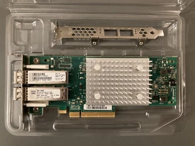 🔥🔥 HPE P9D94A SN1100Q 16Gb 2P Dual Port FC HBA 853011-001 QLE2692-HP WITH SFPs - Image 1 of 2