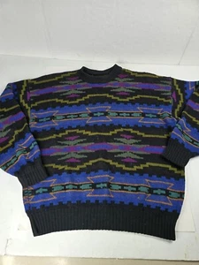 Suéter De Colección Alpes Ropa Fina Para Hombres Colorido Tejido Talla XL Exterior Azteca Occidental - Imagen 1 de 11