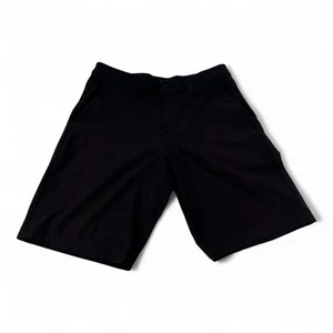 Lululemon Mens Commission Relaxed Fit Short 11" Warpstreme 30 in Black Flaws - Picture 1 of 13