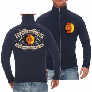 Herren Jacke Sweatjacke Hüte dich vor OSTDEUTSCHEN DDR NVA Ostdeutschland osten - Bild 1 von 7