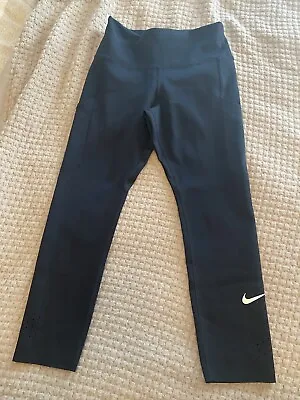 Nike Womens Dry-Fit 3/4 Leggings- Black Size S • 18€