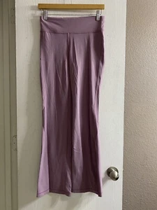 Athleta Girl Lilac Purple High Rise Chit Chat Flare Pants Leggings Youth Sz 16 - Picture 1 of 5