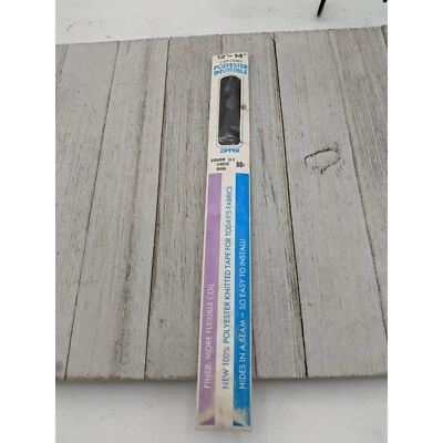 Vintage J&P Coats Polyester Invisible Zipper 12-14"" Cloister Brown 56-B - Image 1 of 4