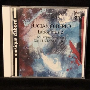 BERIO, LUCIANO - conducts his Laborintus 2 - HARMONIA MUNDI CD 1987 germany - Picture 1 of 3