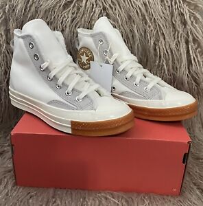 Converse Chuck 70 Sneaker Hi Vintage White Women’s Canvas Suede A04409C Size 7