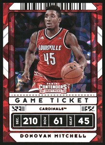 2020-21 Contenders Draft Picks Cracked Ice Ticket #43 Donovan Mitchell /23
