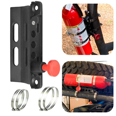 Adjustable Car Roll Bar Fire Extinguisher Holder Mount Bracket for Jeep Wrangler — 第 1/4 张图片