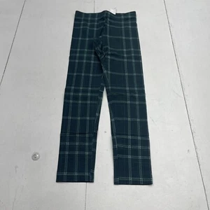 Old Navy Green Plaid Built In Tough Leggings Youth Girls Small New - Picture 1 of 5