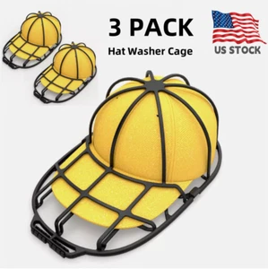 3Pcs/Set Hat Washing Cage Baseball Cap Cleaner Protector Fit for Adult Kids Hats - Picture 1 of 6