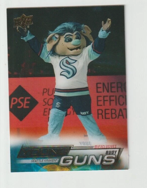 2022/23 UPPER DECK BUOY #499 CLEAR CUT  YOUNG GUNS ROOKIE NRMT