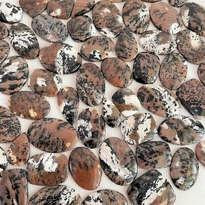 Natural Honey Dendrite Gemstone Loose Handmade Cabochon - Picture 1 of 5