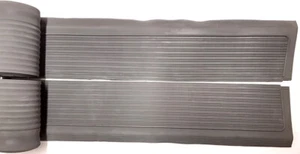 Juego de cubiertas de umbral de entrada gris izquierda + derecha adecuado para Mercedes 107 - Imagen 1 de 1