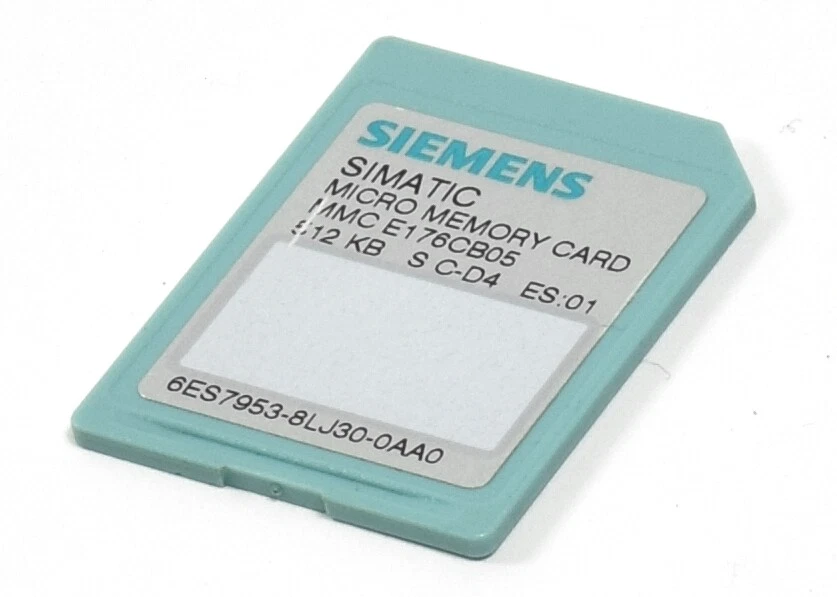 Tarjeta de memoria Siemens Simatic S7, 6ES7953-8LJ30-0AA0.6ES7 953-8LJ30-0AA0 Foto 1 de 1