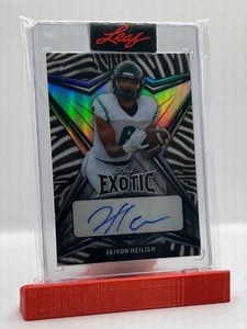 2022 Leaf Exotic - Elephant Prismatic #BA-JH1 Jaivon Heiligh /8 (AU, RC) - Picture 1 of 2