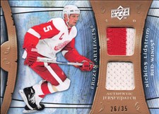 2009-10 UPPER DECK ARTIFACTS FROZEN JERSEY-PATCH NICKLAS LIDSTROM 26/35 DETROIT