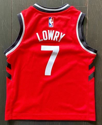 AUTHENTIC Nike Toronto Raptors Kyle Lowry #7 2017-20 Icon Jersey - Youth (S) Cover