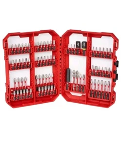 Milwaukee SHOCKWAVE Impact Duty Alloy Steel Screw Driver Bit Set (74-Piece) - Picture 1 of 7