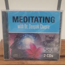 Brand New Sealed Meditating Dr. Deepak Chopra Mind Body Soul 2x Disc CD