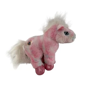 Ganz Webkinz Pink Pony Plush Glitter Hooves Rainbow Embroidery Tie Dye No Code a - Picture 1 of 12