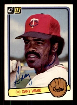 1983 Donruss Baseball #429 Gary Ward Signed Autograph (no COA) - Image 1 of 2