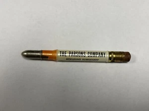 Newton Iowa Vintage Bullet Pencil, advertising Parsons Manufacturing Koehring - Picture 1 of 5