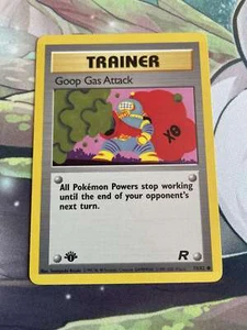 Goop Gas Attack 78/82 First Edition Team Rocket Common Pokemon Card LP - Picture 1 of 2