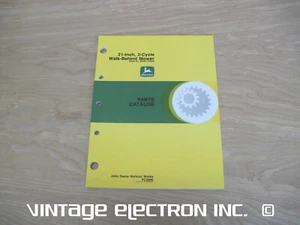 JOHN DEERE - 21 Inch 2-Cycle Walk-Behind Mower - Parts Catalog/Manual - PC2096 - Picture 1 of 6