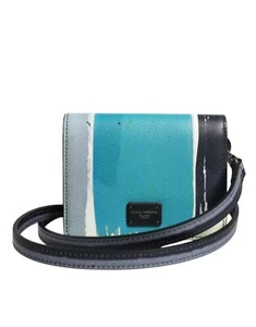 Dolce & Gabbana Multicolor Cuero Dg Logo Plegable Tarjetero Hombre Cartera - Imagen 1 de 5