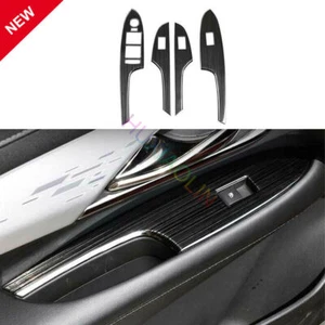 For Cadillac ATS 2013-2019 Black Titanium Glass Window Lifting Panel Decoration - Picture 1 of 8