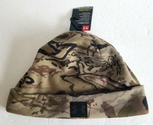 Under Armour Cold Gear Storm 1343193-999 Scent Control Hunting Camo Beanie Hat - Picture 1 of 12