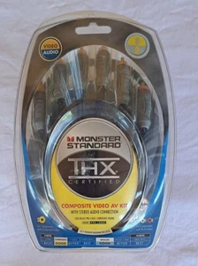 Monster Standard Composite Video AV Kit w/ Stereo Audio Connection - Picture 1 of 5