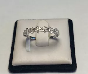 Sterling Silver Zircon Seven Star Ring - Picture 1 of 6