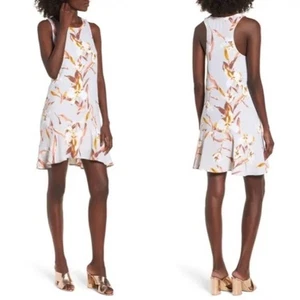 Leith ärmelloses Etuikleid Blumen Volantsaum XXL - Bild 1 von 11